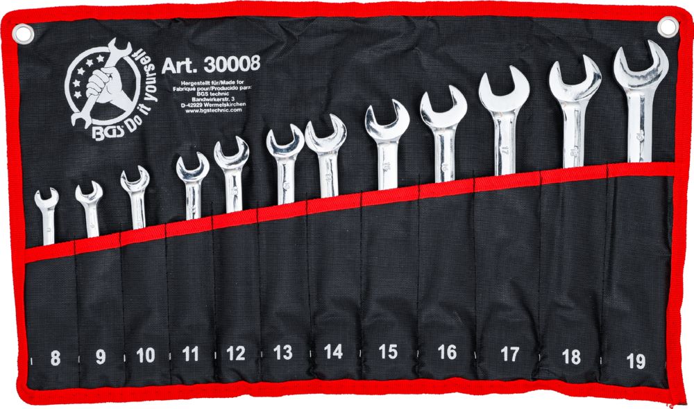 Produktbild BGS Diy Ratschenring Maulschlüssel Satz 8 - 19 mm 12 teilig umschaltbar bild 5