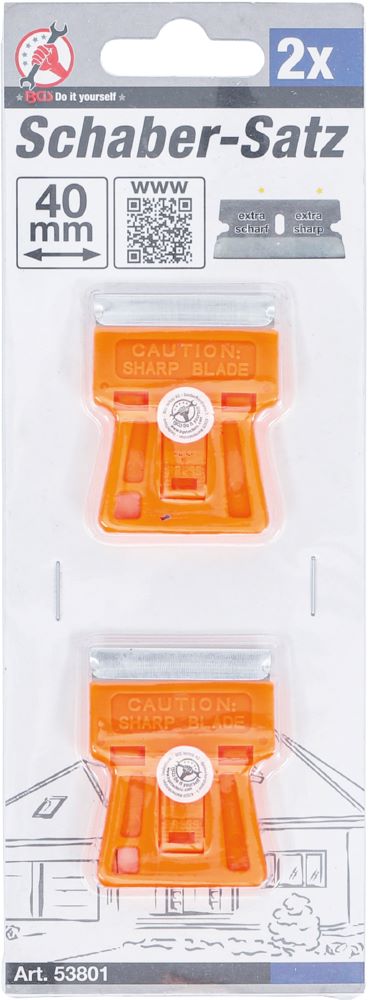 Produktbild BGS Diy Schaber Satz 40 mm 2 teilig bild 2