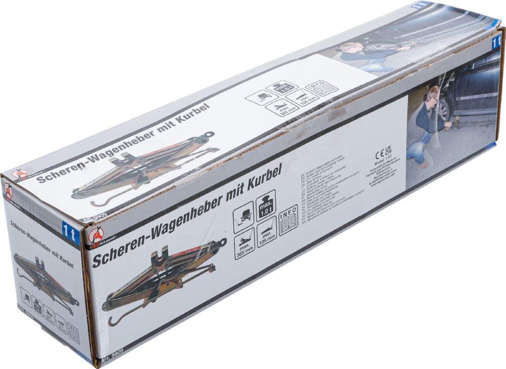 Produktbild BGS Diy Scheren Wagenheber mit Kurbel 1 tonnen bild 4