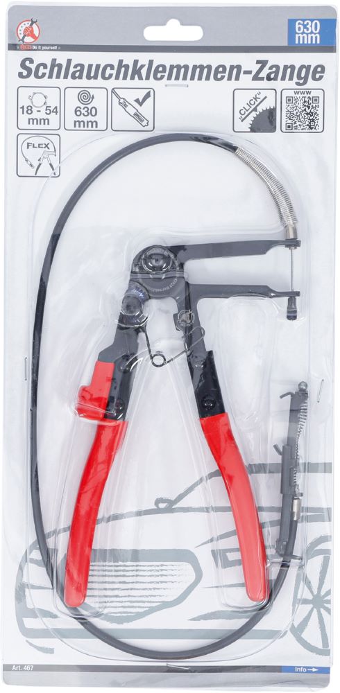 Produktbild BGS Diy Schlauchklemmen Zange mit Bowdenzug 630 mm bild 4