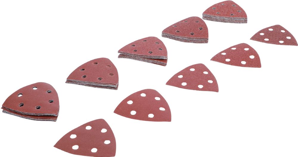 Produktbild BGS Diy Schleifblatt Satz 95 x 95 mm K 40 - 180 50 teilig