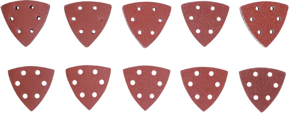 Produktbild BGS Diy Schleifblatt Satz 95 x 95 mm K 40 - 180 50 teilig bild 2