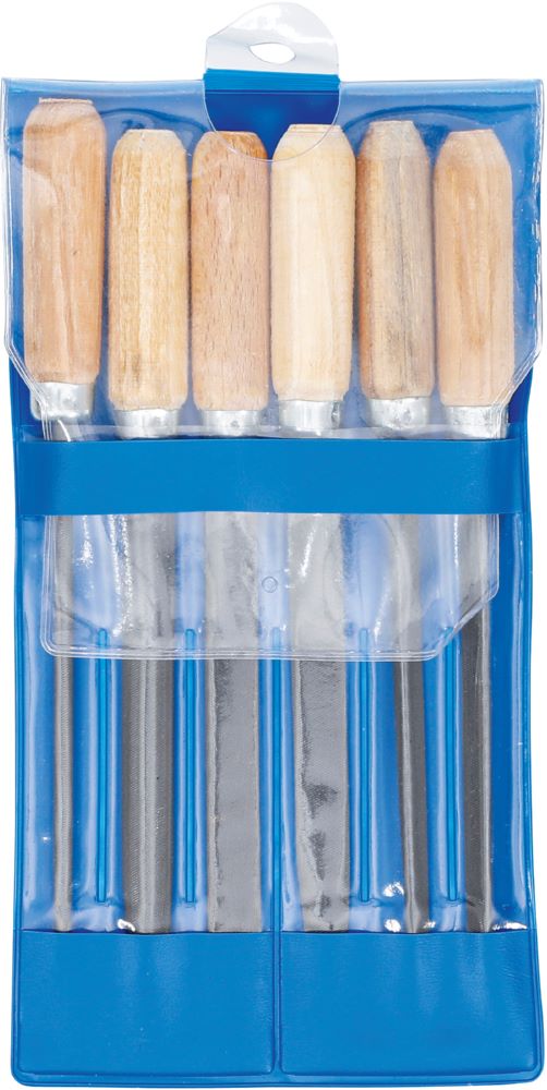 Produktbild BGS Diy Schlüsselfeilen Satz Holzheft 100 mm 6 teilig bild 3