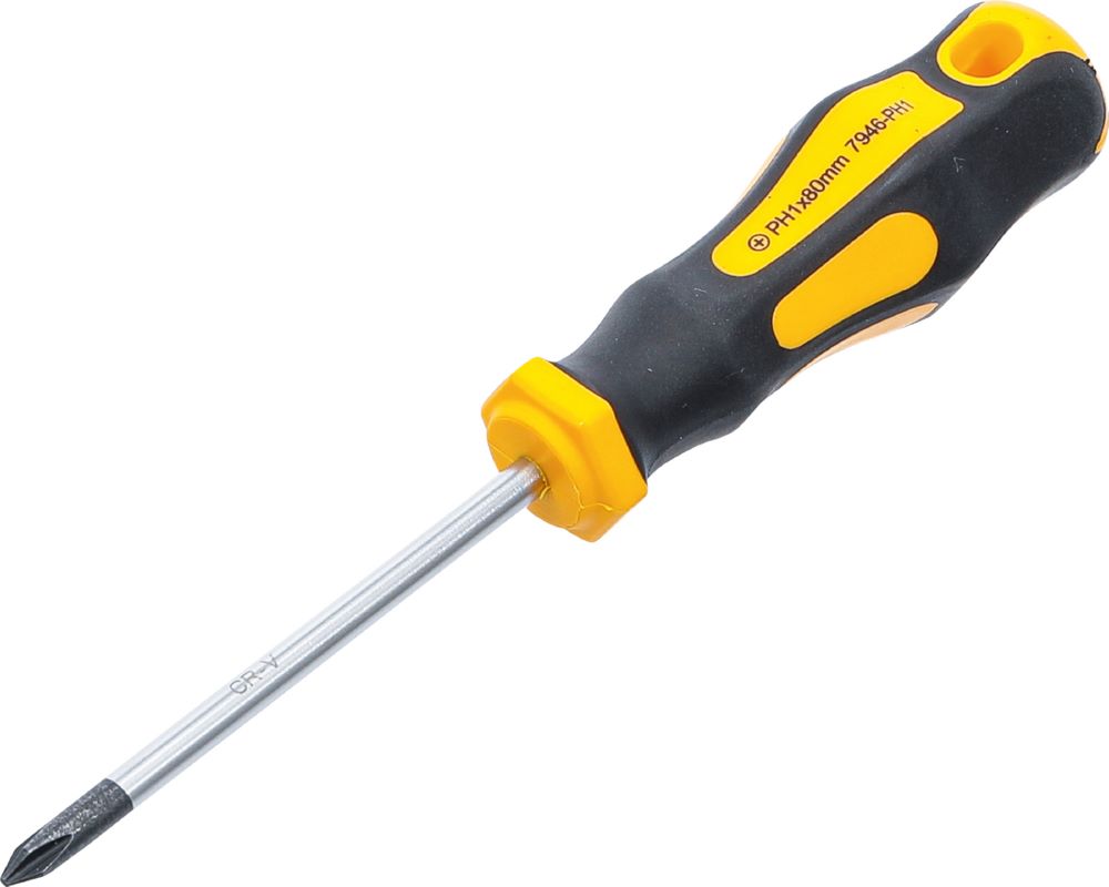 Produktbild BGS Diy Schraubendreher Kreuzschlitz PH1 Klingenlänge 80 mm