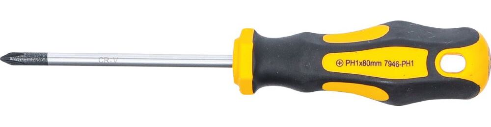 Produktbild BGS Diy Schraubendreher Kreuzschlitz PH1 Klingenlänge 80 mm bild 2