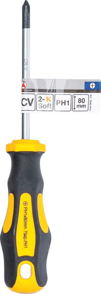 Produktbild BGS Diy Schraubendreher Kreuzschlitz PH1 Klingenlänge 80 mm bild 3
