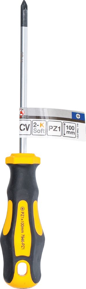 Produktbild BGS Diy Schraubendreher Kreuzschlitz PZ1 Klingenlänge 100 mm bild 3