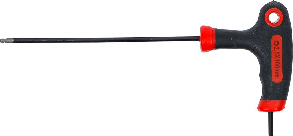 Produktbild BGS Diy Schraubendreher Innensechskant mit Kugelkopf 2,5 mm mit T-Griff bild 2