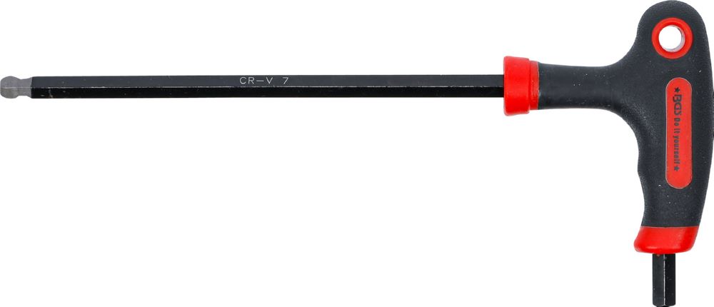 Produktbild BGS Diy Schraubendreher Innensechskant mit Kugelkopf 7 mm mit T-Griff bild 2