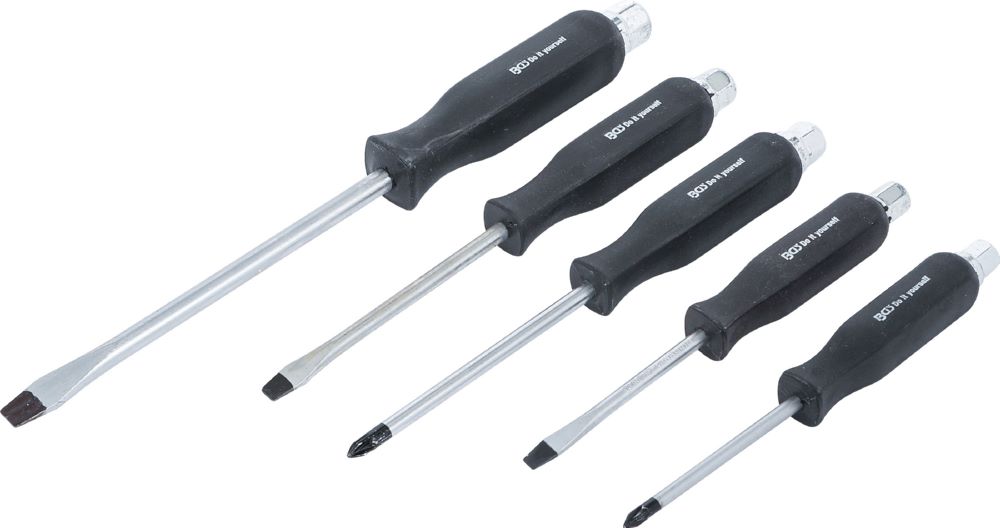 Produktbild BGS Diy Schraubendreher Satz 5 teilig PZ/Schlitz bild 1