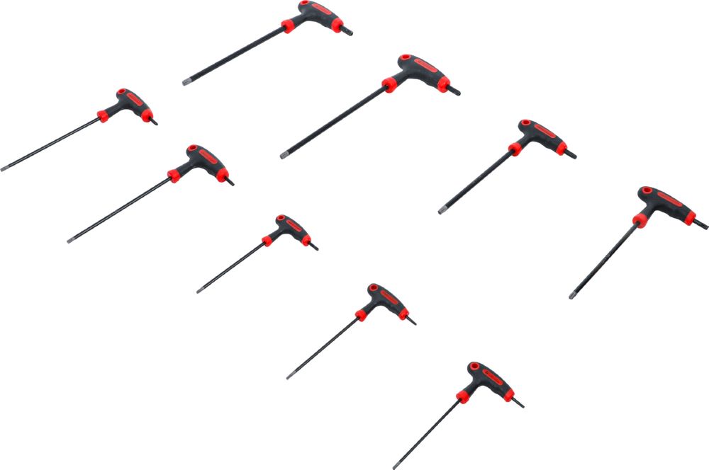 Produktbild BGS Diy Schraubendreher Satz mit Bohrung T10 - T50 9 teilig mit T-Griff bild 5