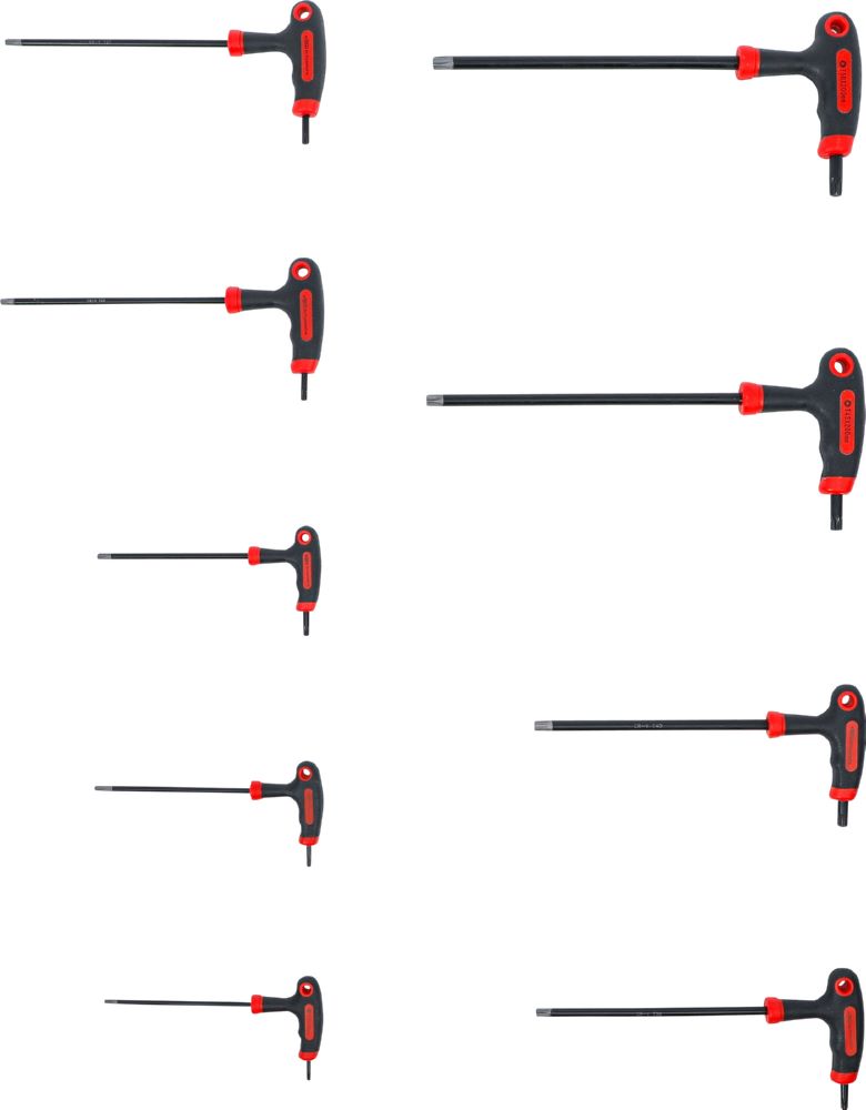 Produktbild BGS Diy Schraubendreher Satz mit Bohrung T10 - T50 9 teilig mit T-Griff bild 6