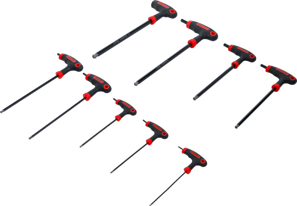 Produktbild BGS Diy Schraubendreher Satz Innensechskant 2 - 10 9 teilig mit T-Griff bild 2