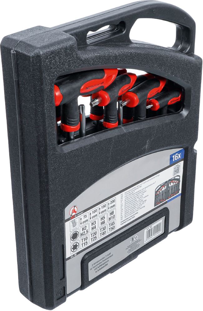 Produktbild BGS Diy Schraubendreher Satz Torx 16 teilig mit T-Griff und seitlicher Klinge bild 4