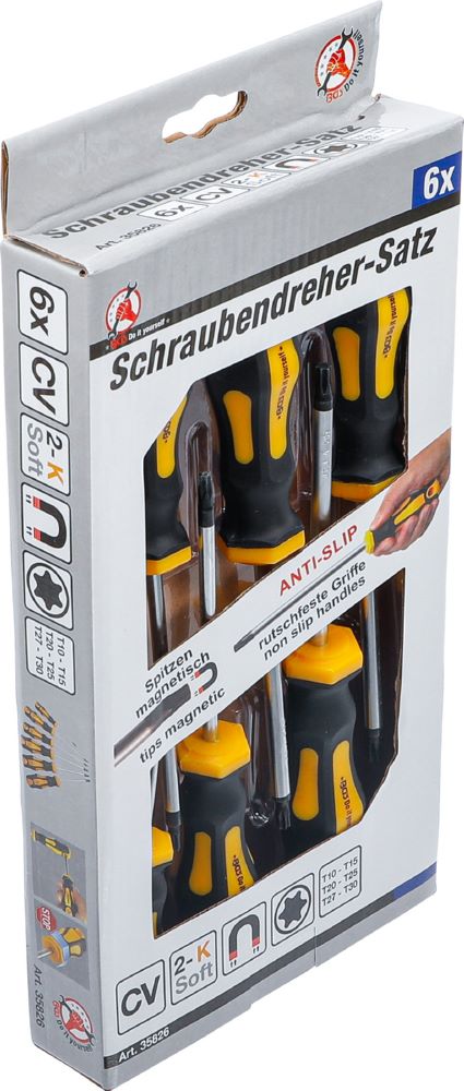 Produktbild BGS Diy Schraubendreher Satz T-Profil T10 - T30 6 teilig bild 3