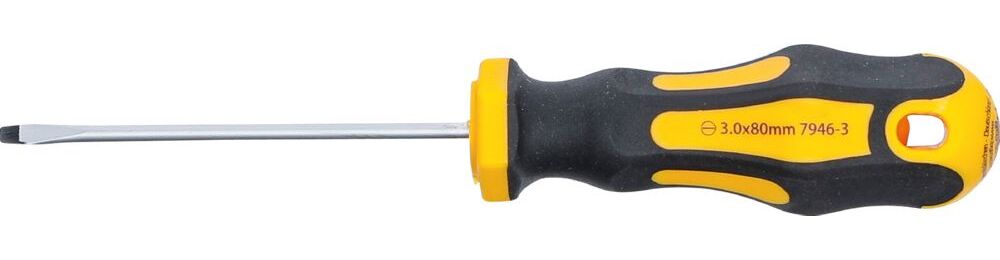 Produktbild BGS Diy Schraubendreher Schlitz 3 mm Klingenlänge 80 mm bild 2