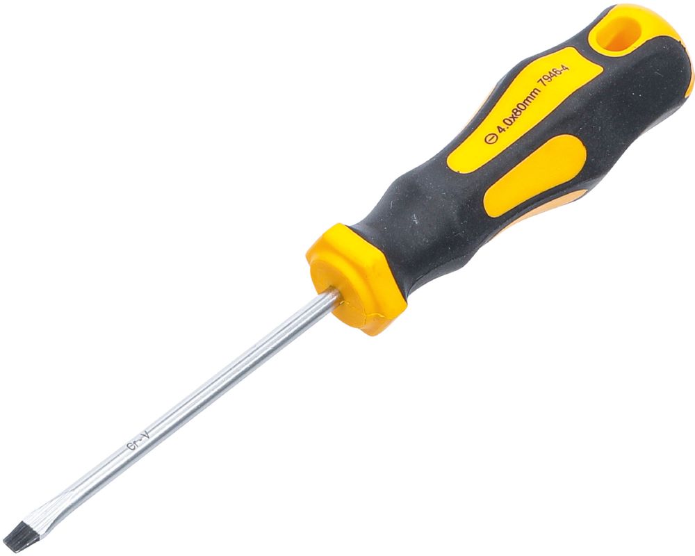 Produktbild BGS Diy Schraubendreher Schlitz 4 mm Klingenlänge 80 mm
