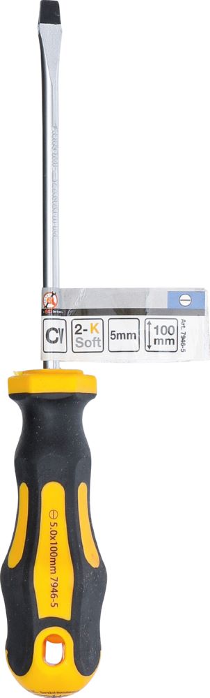 Produktbild BGS Diy Schraubendreher Schlitz 5 mm Klingenlänge 100 mm bild 3