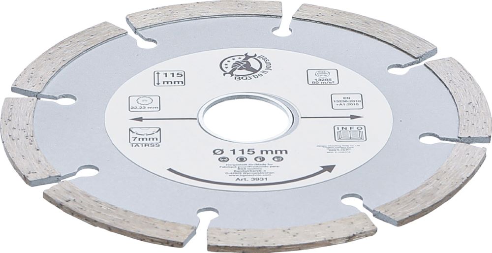 Produktbild Segment Trennscheibe Durchmesser 115 mm bild 2