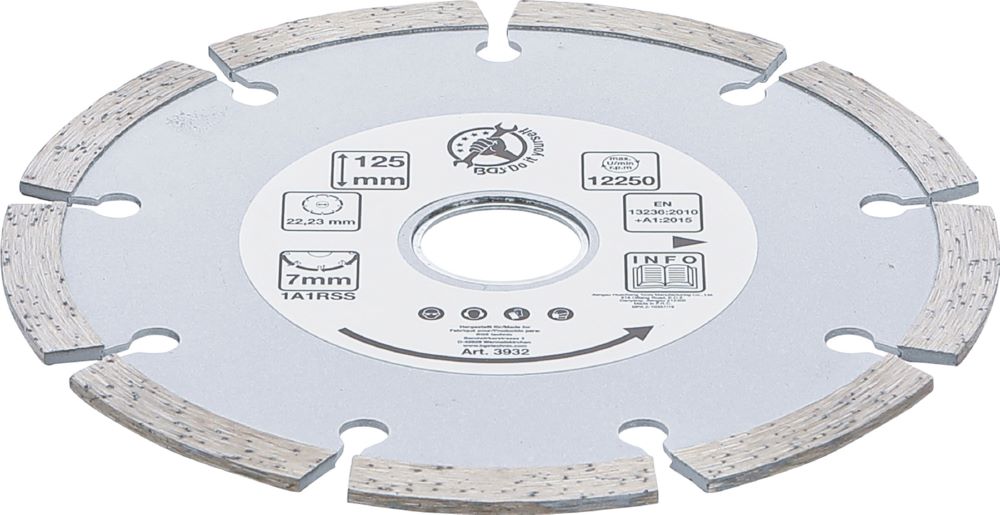 Produktbild Segment Trennscheibe Durchmesser 125 mm bild 2