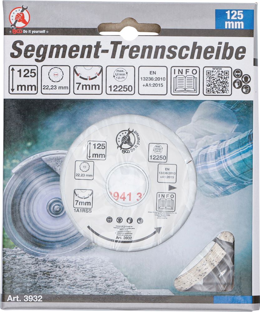 Produktbild Segment Trennscheibe Durchmesser 125 mm bild 3