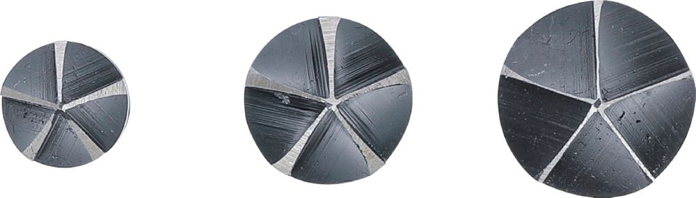 Produktbild Senker Bit Satz HSS Antrieb 6,3 mm 1/4 Zoll 12 - 16 - 19 mm 3 teilig bild 2