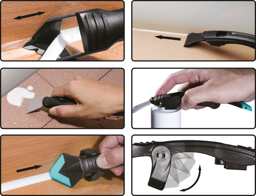 Produktbild Silikon Fugenentferner Spachtel Satz 7 teilig bild 3