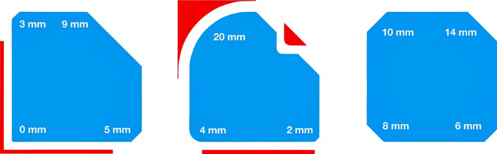 Produktbild Silikon Glätter Satz 4 teilig bild 2