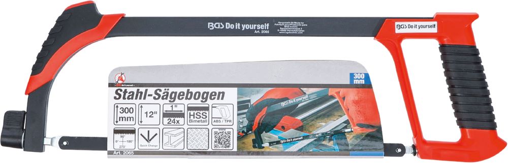 Produktbild Stahl Sägebogen 300 mm bild 4