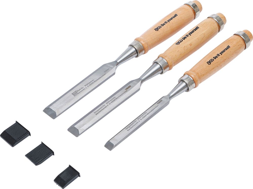 Produktbild BGS Diy Stechbeitel Satz 10 / 16 / 20 mm 3 teilig