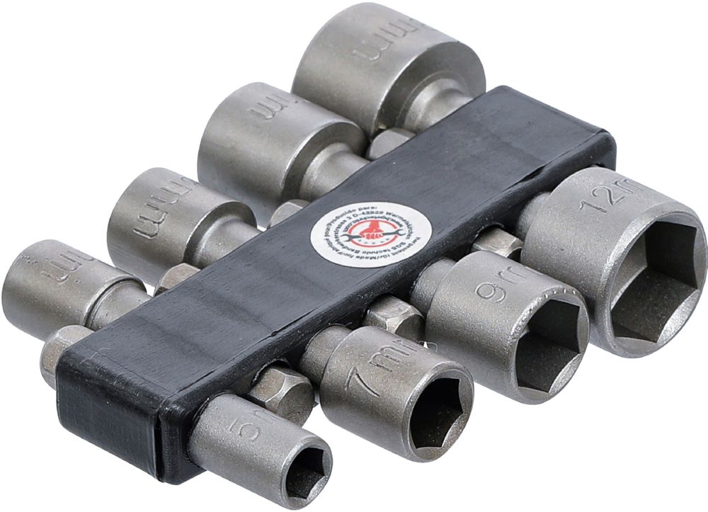 Produktbild BGS Diy Steckschlüssel Bit Satz Antrieb Außensechskant 1/4 Zoll 5 - 13 mm 8 teilig