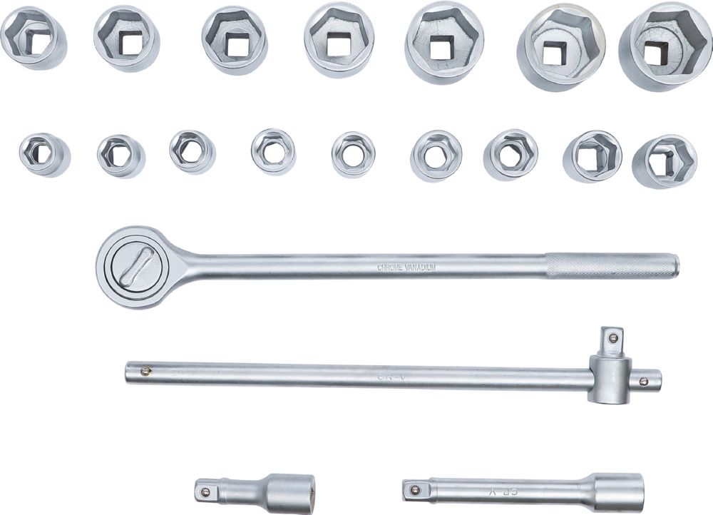 Produktbild Steckschlüssel Satz Antrieb 3/4 Zoll 19 - 50 mm 20 teilig bild 6