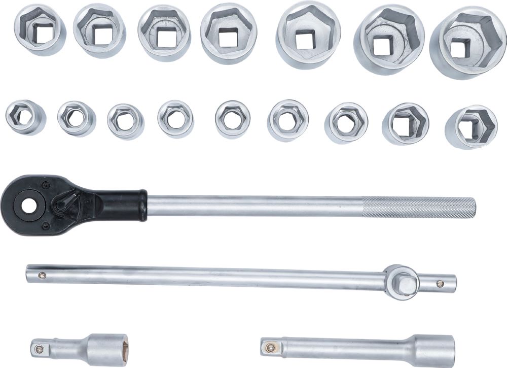 Produktbild Steckschlüssel Satz Antrieb 3/4 Zoll 19 - 50 mm 20 teilig bild 7