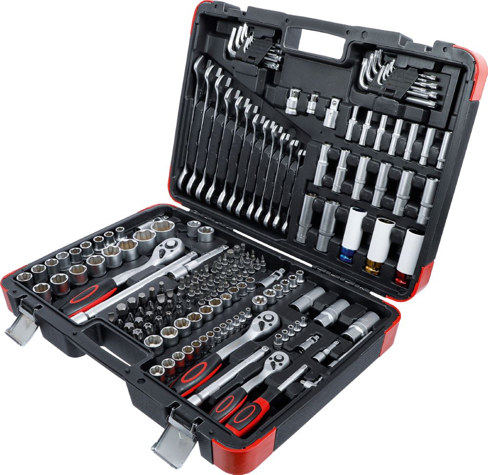 Produktbild BGS Diy Steckschlüssel Satz 176 teilig Antrieb 6,3 mm / 10 mm / 12,5 mm bild 4