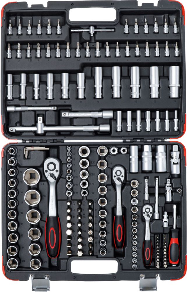 Produktbild BGS Diy Steckschlüssel Satz 172 teilig Antrieb 6,3 mm / 10 mm / 12,5 mm bild 4