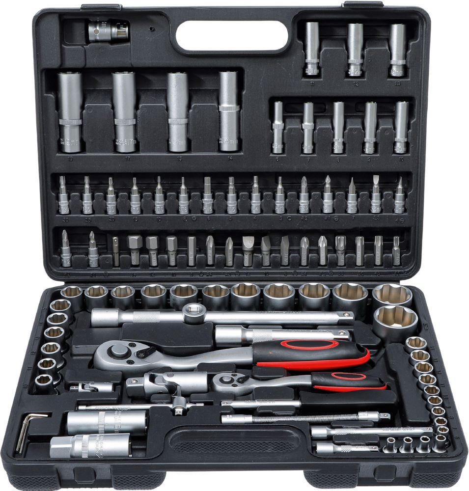 Produktbild BGS Diy Steckschlüssel Satz Antrieb 6,3 mm / 12,5 mm 94 teilig