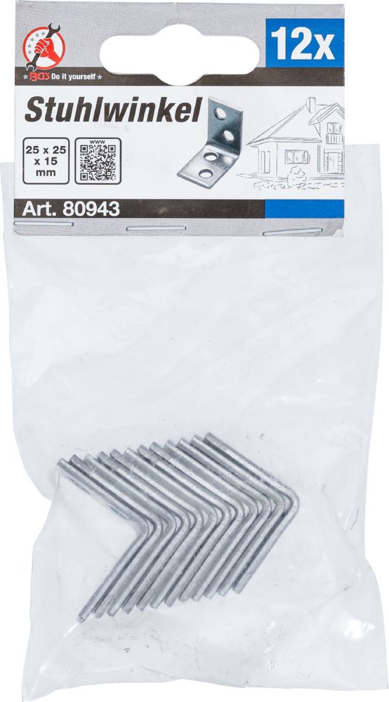 Produktbild Stuhlwinkel 25 x 25 x 15 mm 12 teilig bild 5