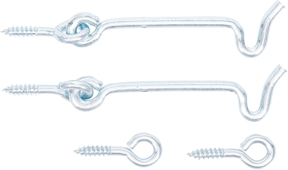 Produktbild Sturmhaken 4,0 x 80 mm 2 teilig bild 2