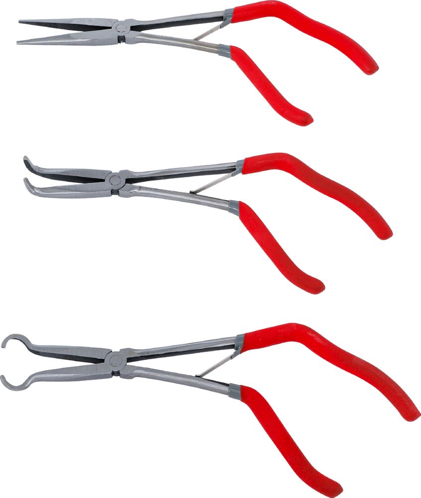 Produktbild BGS Diy Telefon- und Langbeckzangen Satz mit Pistolengriff 275 mm 3 teilig