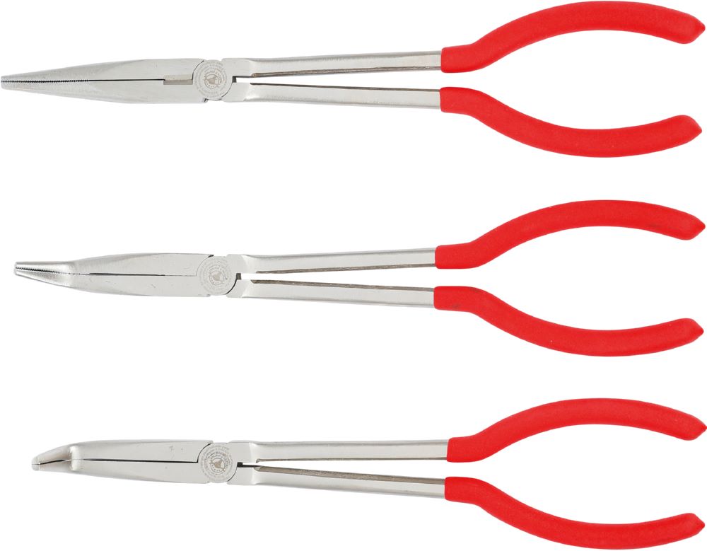 Produktbild BGS Diy Telefonzangen Satz gerade gebogen 260 - 285 mm 3 teilig bild 2