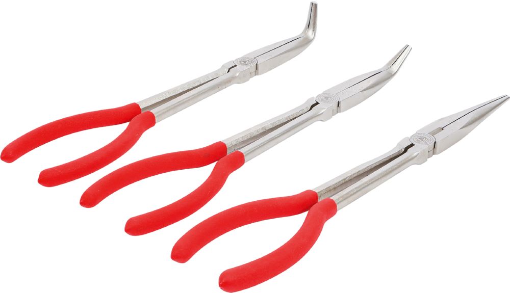 Produktbild BGS Diy Telefonzangen Satz gerade gebogen 260 - 285 mm 3 teilig bild 4