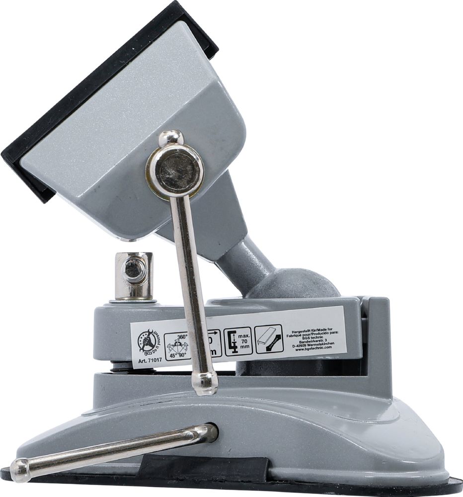 Produktbild BGS Diy Tisch Schraubstock schwenkbar Backen 70 mm mit Vakuum-Saugfuß bild 8