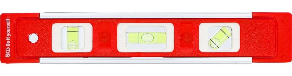 Produktbild BGS Diy Torpedo Wasserwaage mit Magnet 3 Libellen 230 mm bild 3