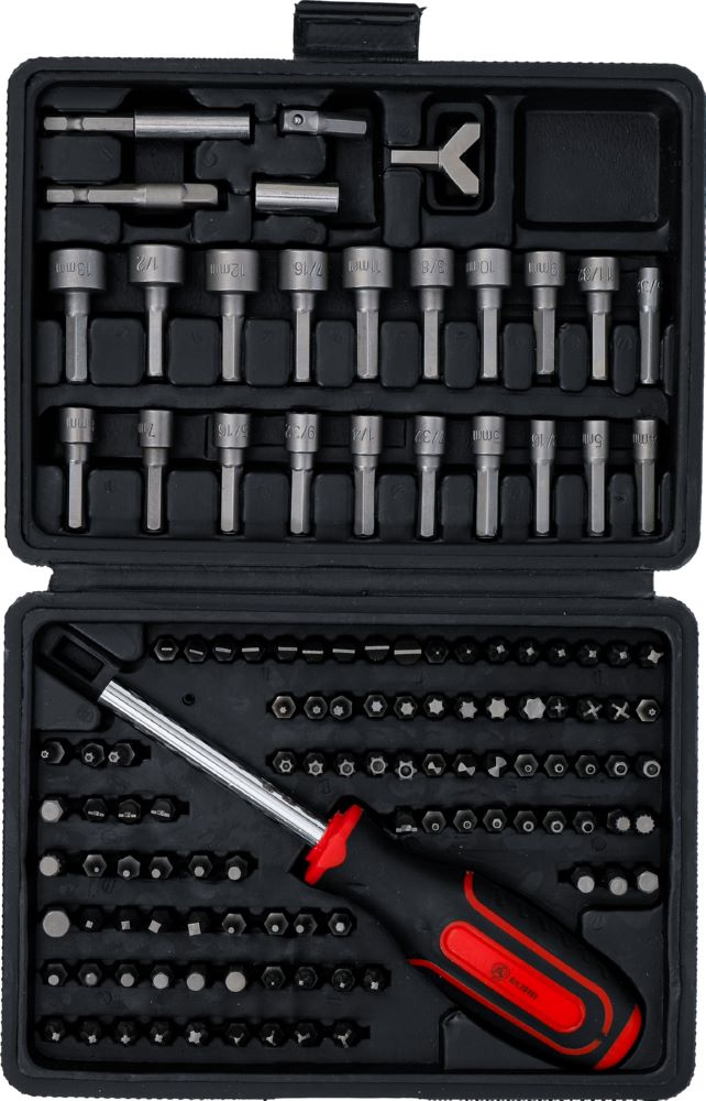 Produktbild Universal Bit Satz Antrieb Außensechskant 1/4 Zoll 122 teilig bild 4