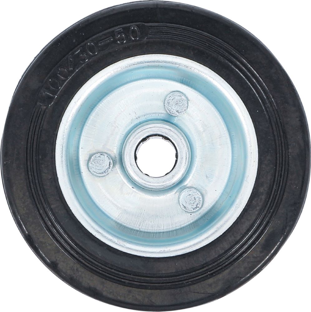 Produktbild BGS Diy Vollgummi Rad Stahlfelge Durchmesser 100 mm bild 3