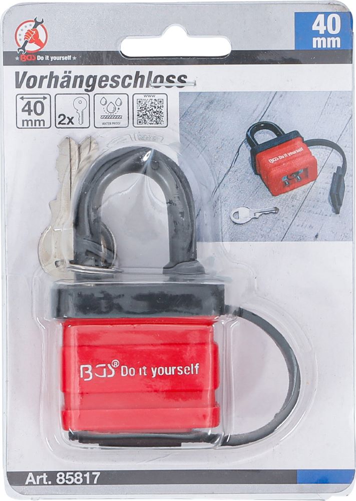 Produktbild Vorhängeschloss 40 mm wasserabweisend bild 5