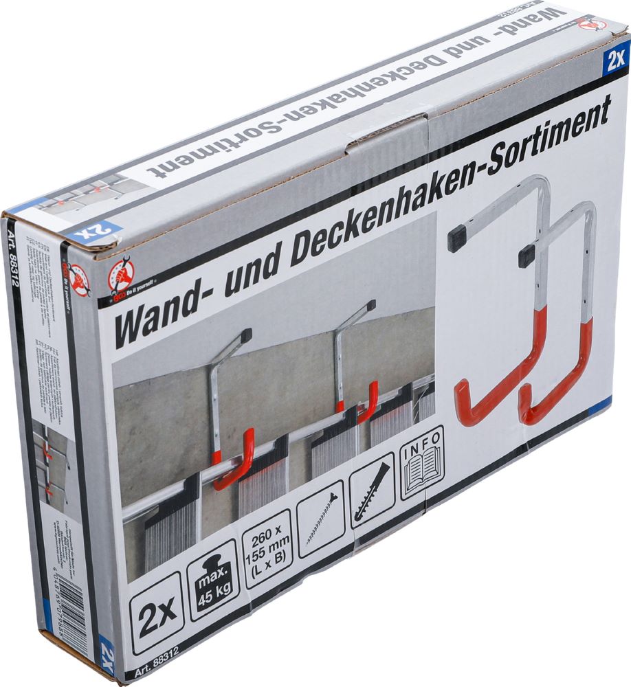 Produktbild Wand- und Deckenhaken Satz 2 teilig bild 5