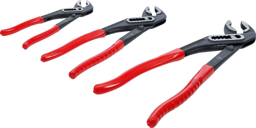 Produktbild BGS Diy Wasserpumpenzangen Satz 175 / 250 / 300 mm 3 teilig bild 3