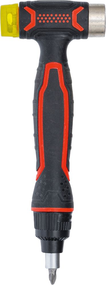 Produktbild BGS Diy Wechselkopf Hammer mit Ratschen Drehgriff für Bits umschaltbar 3-in-1 bild 3