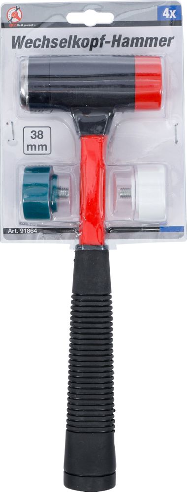 Produktbild BGS Diy Wechselkopf Hammer Satz Durchmesser 38 mm Fiberglasstiel bild 7